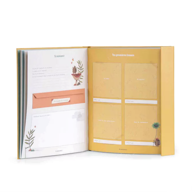 Livre de naissance Trois Petits Lapins - Moulin Roty