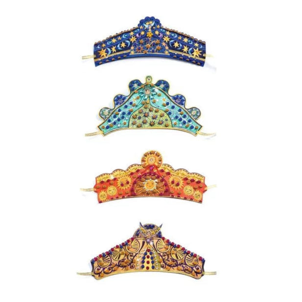 Enchanteresses Diadèmes mosaïques à décorer - Coffret DIY - Djeco