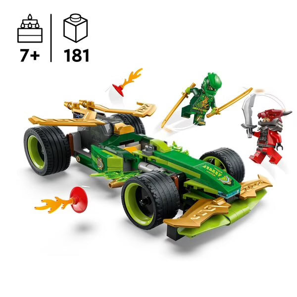 LEGO - Ninjago - La voiture de course à rétrofriction de Lloyd
