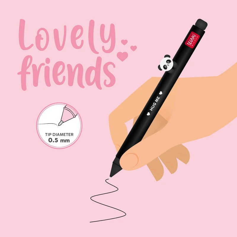 Legami - Stylo à encre gel - Lovely Friends Panda