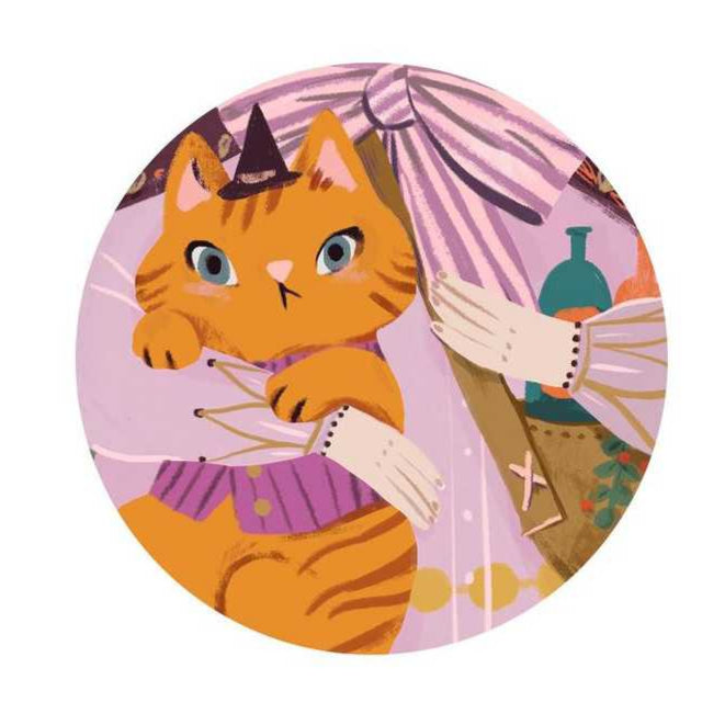 Puzzle géant - Lily la sorcière - 36 pièces - Djeco
