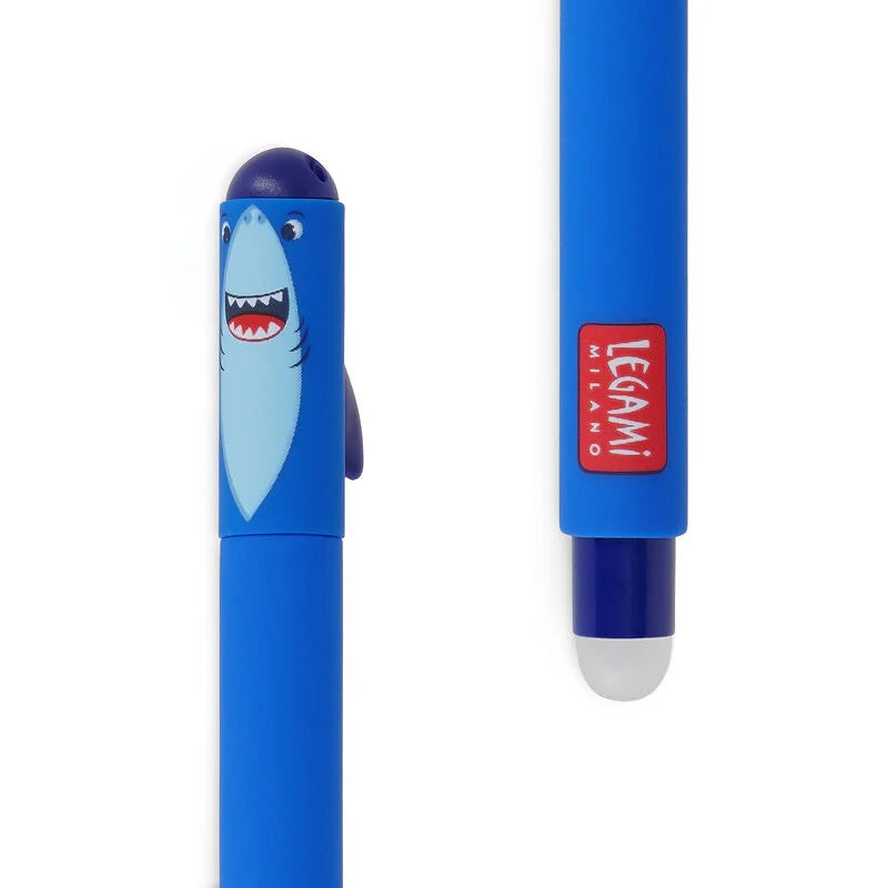 Legami - Stylo à encre gel effaçable - Requin