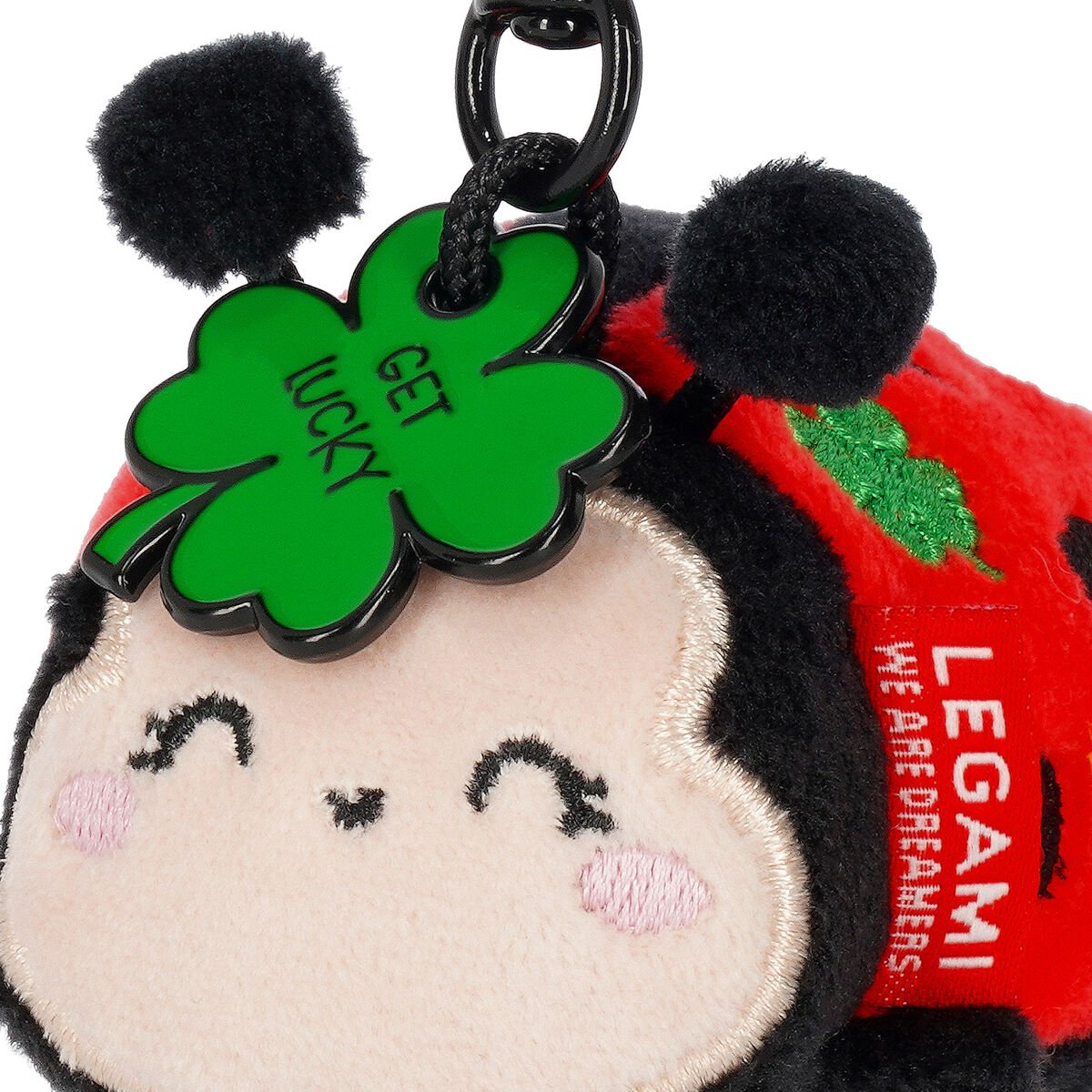 Legami - Porte-clés en Peluche Ladybug - Tiny Super Soft!