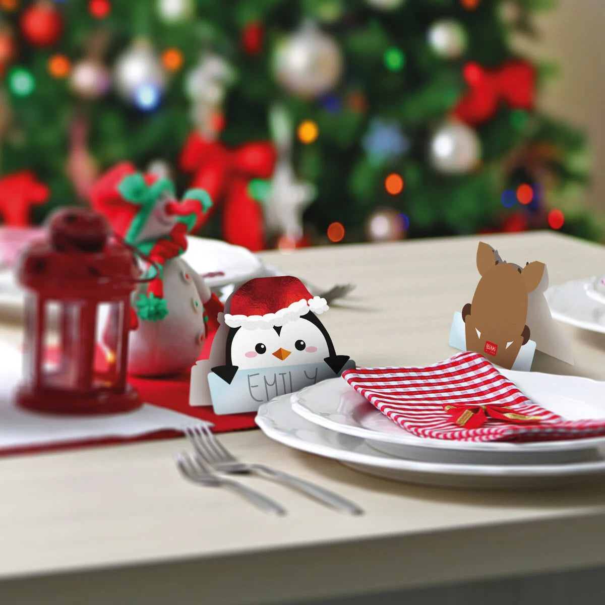 Legami - Set de 12 Marque-Places de Noël
