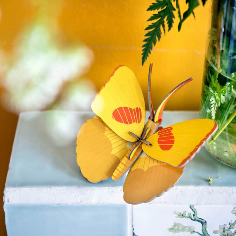 Studio Roof - Papillon jaune - Décoration murale