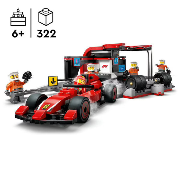 LEGO - City - Arrêt au stand de F1 avec voiture Ferrari