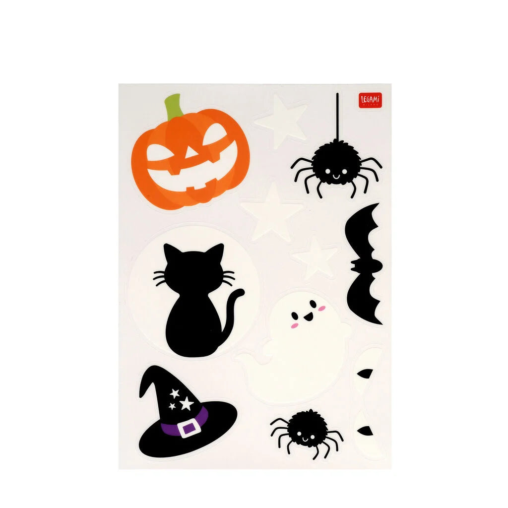 Legami - Lot de 40 Autocollants Fenêtre Windo-Wow - Halloween