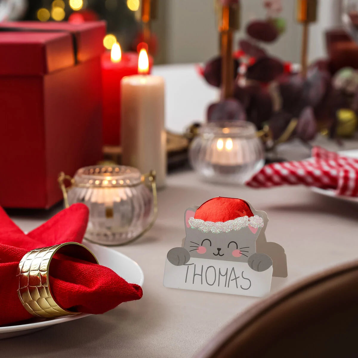 Legami - Set de 12 Marque-Places de Noël