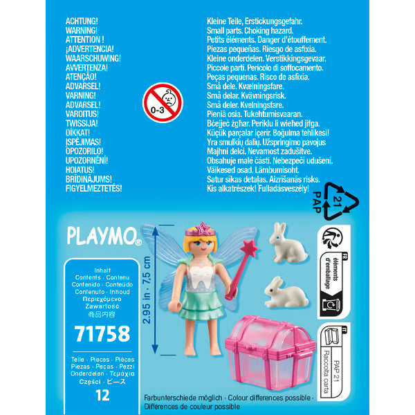 Playmobil - Special Plus - Fée avec coffre à dents de lait et lapins