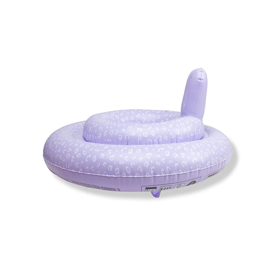 Bouée pour bébés - Léopard lila 0-1 an