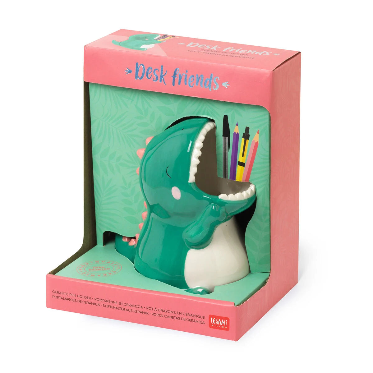 Legami - Pot à crayons - Dinosaure