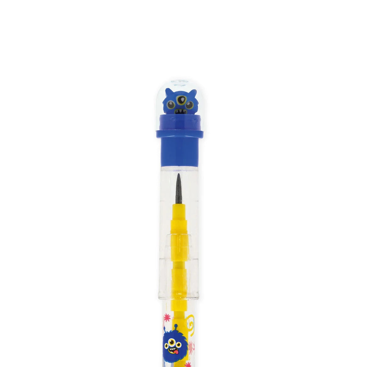 Legami - Crayon à papier empilable avec gomme - Monstre