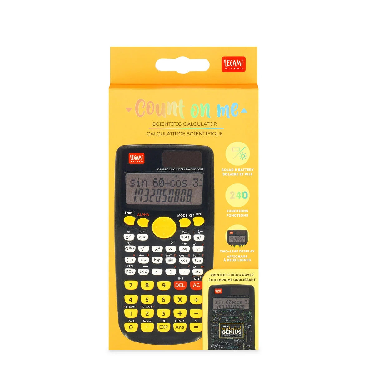 Legami - Calculatrice Scientifique Genius - Count on me