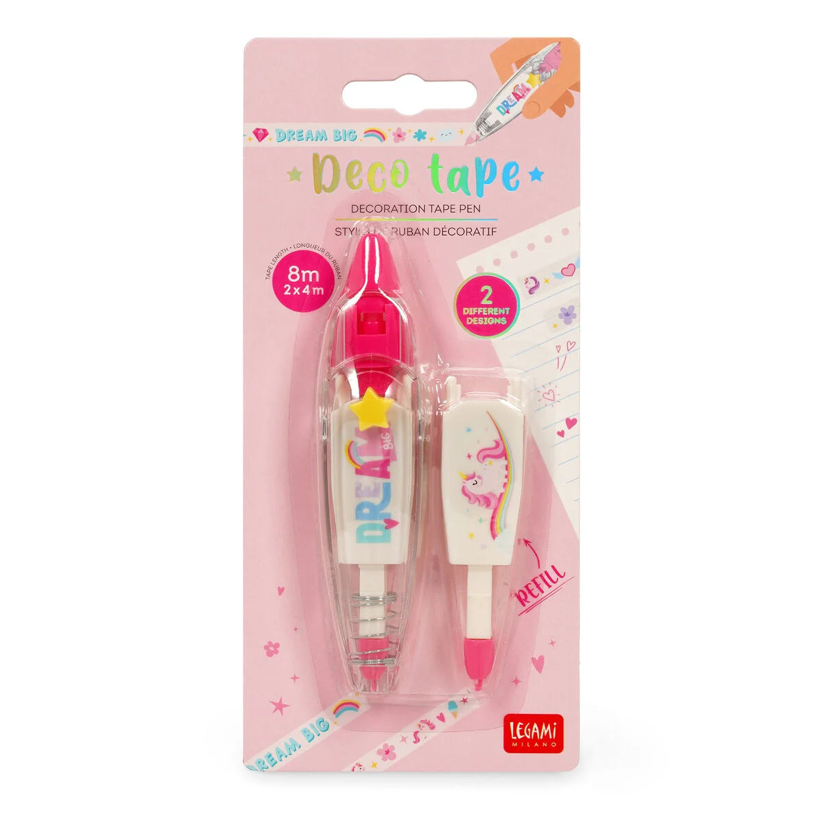 Legami - Stylo de Ruban Décoratif - Licorne