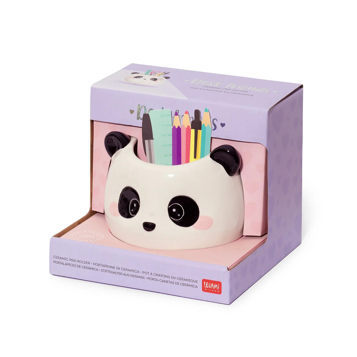 Legami - Pot à Crayons en Céramique - Panda