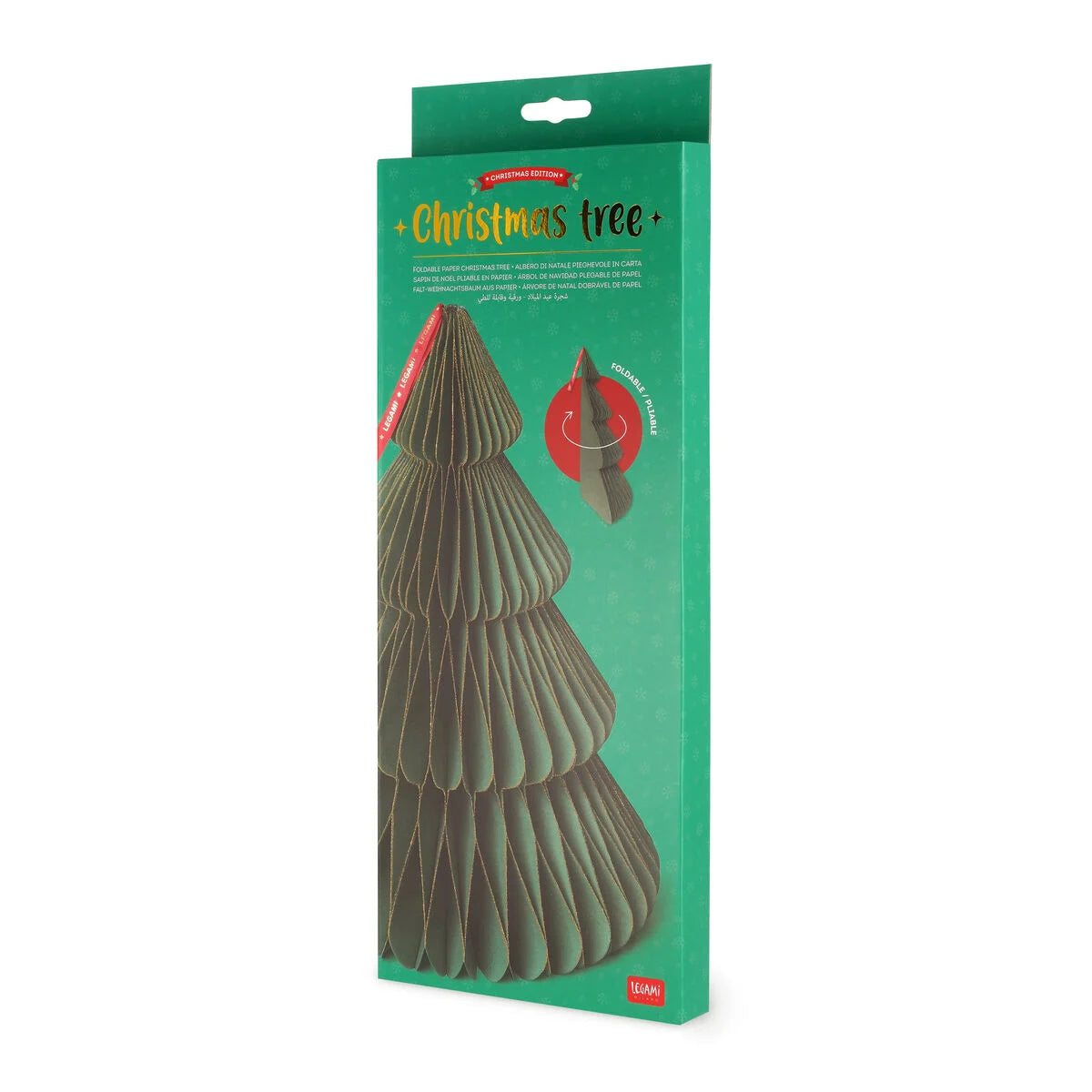 Legami - Sapin de Noël Pliable en Papier