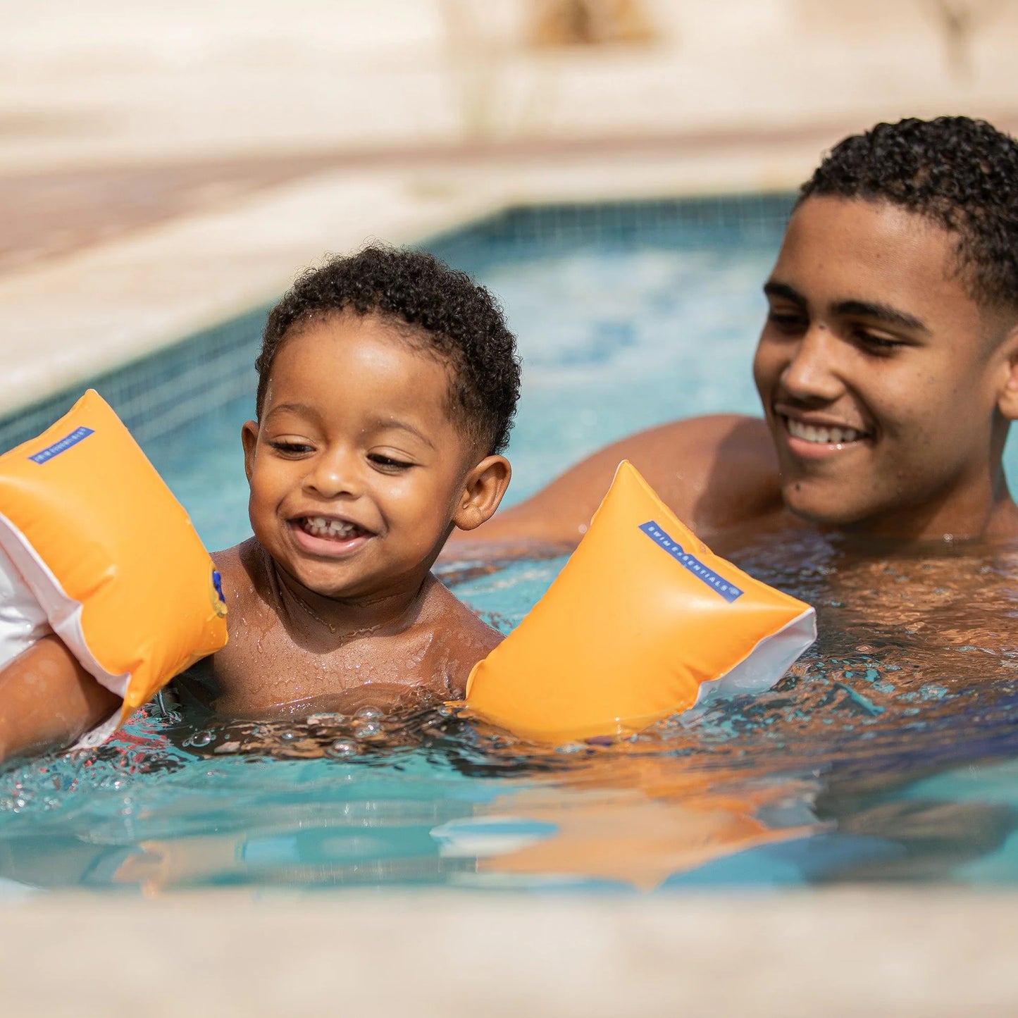 Brassards de natation - Orange 0-2 ans