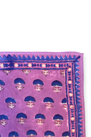 Grand Foulard Latika - Florets Fuchsia - Apaches