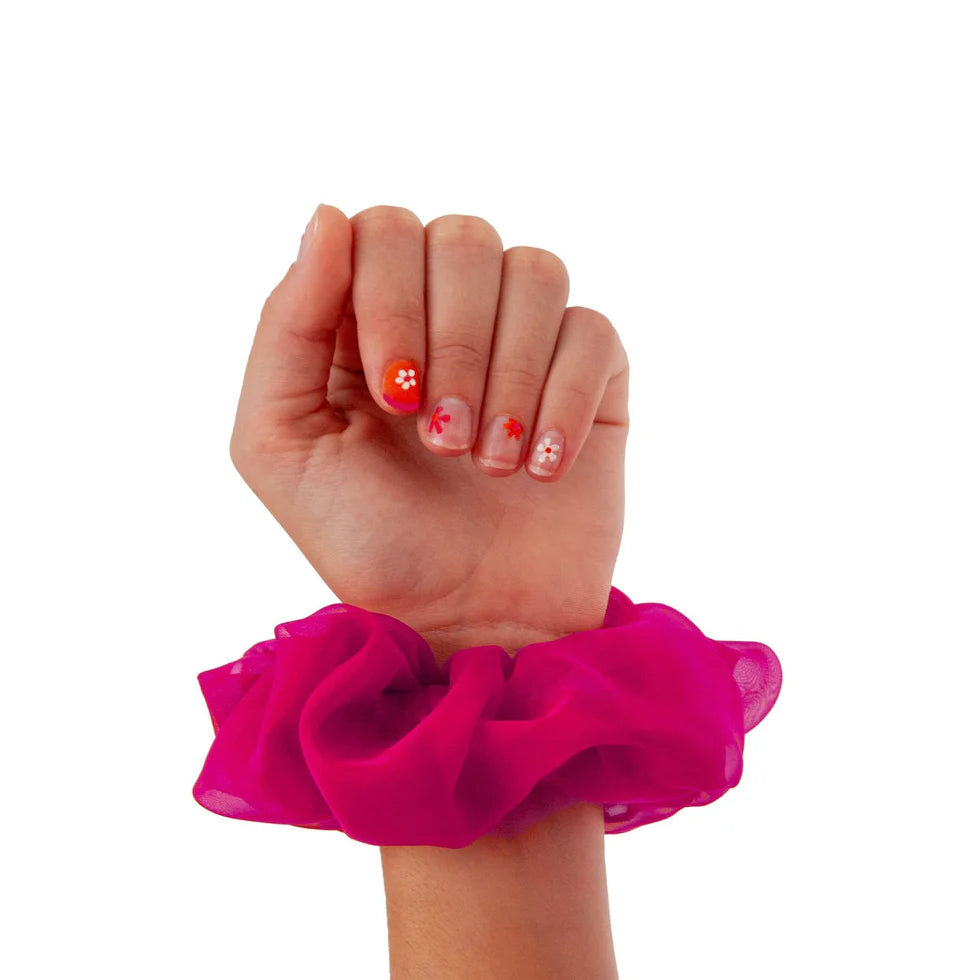 Vernis à ongles 2en1 - Double embout pinceau & stylo - Orange pressé - Yaka
