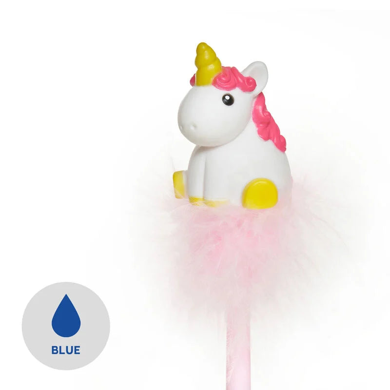 Legami - Stylo à encre gel - Licorne lumineux - Bleu