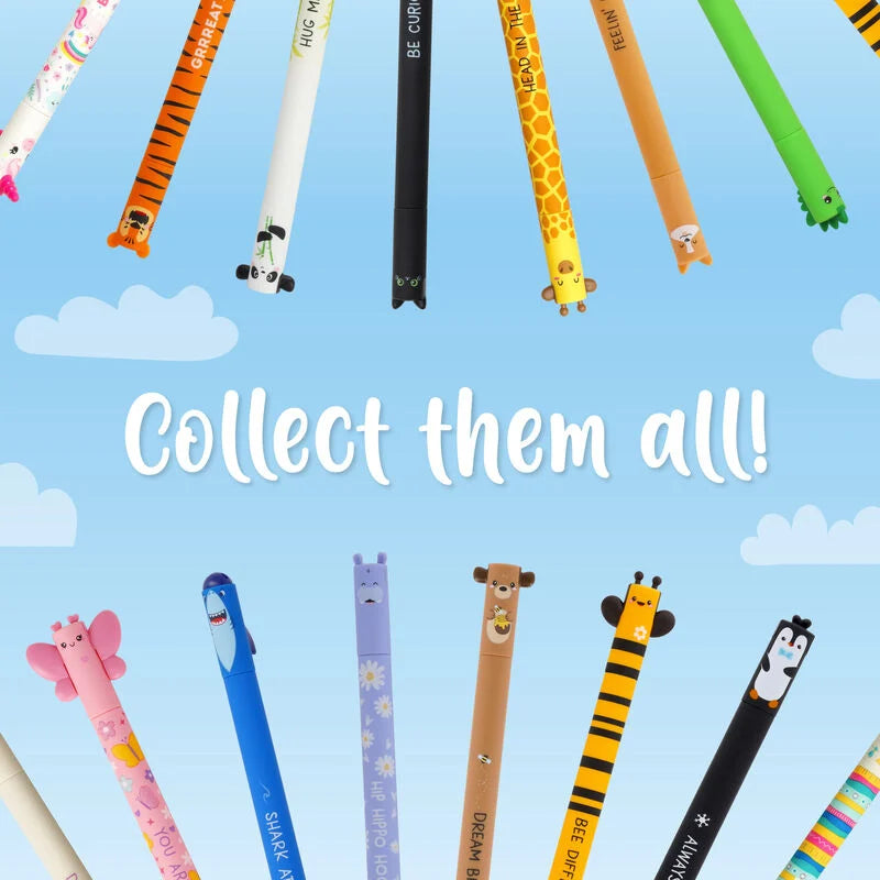 Legami - Stylo à encre gel effaçable - Girafe