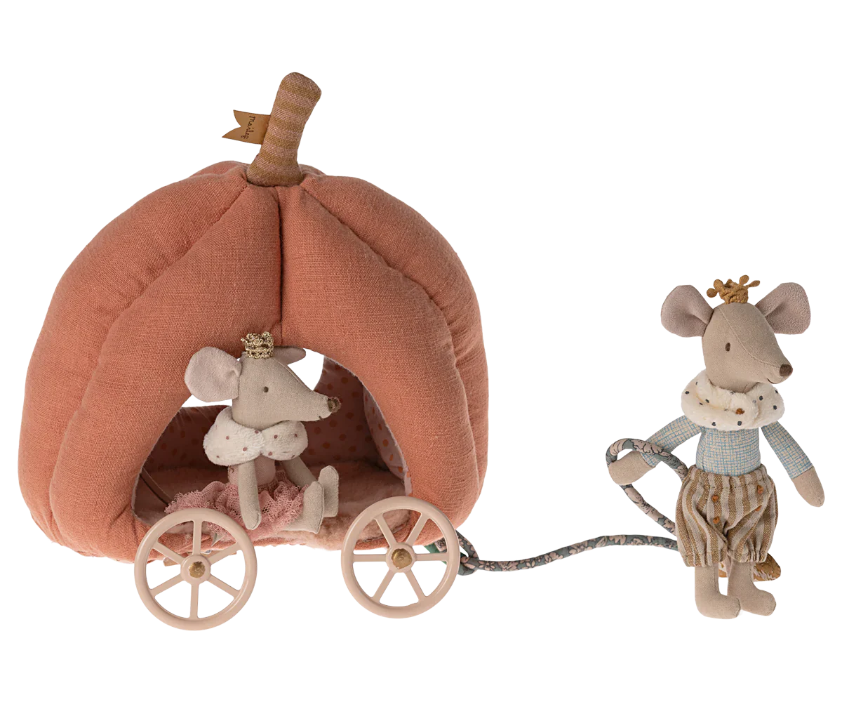 Carrosse citrouille pour souris - Elément miniature Maileg