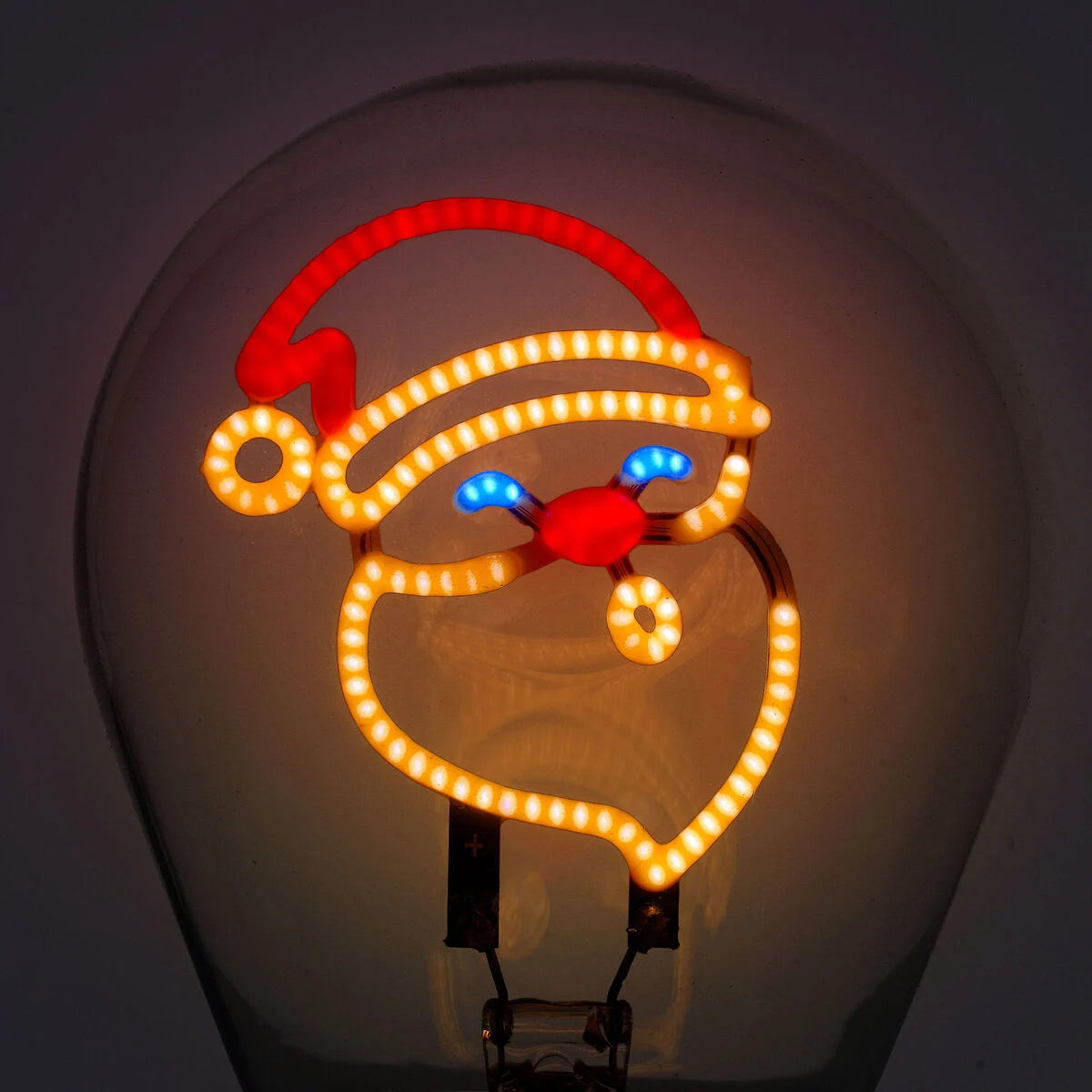 Legami - Lampe Décorative de Table en Forme d’Ampoule - Santa Claus - Bulb Fiction