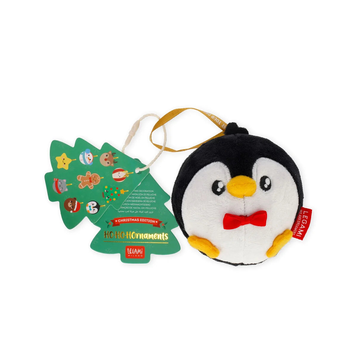Legami - Décoration de Noël en peluche - Penguin