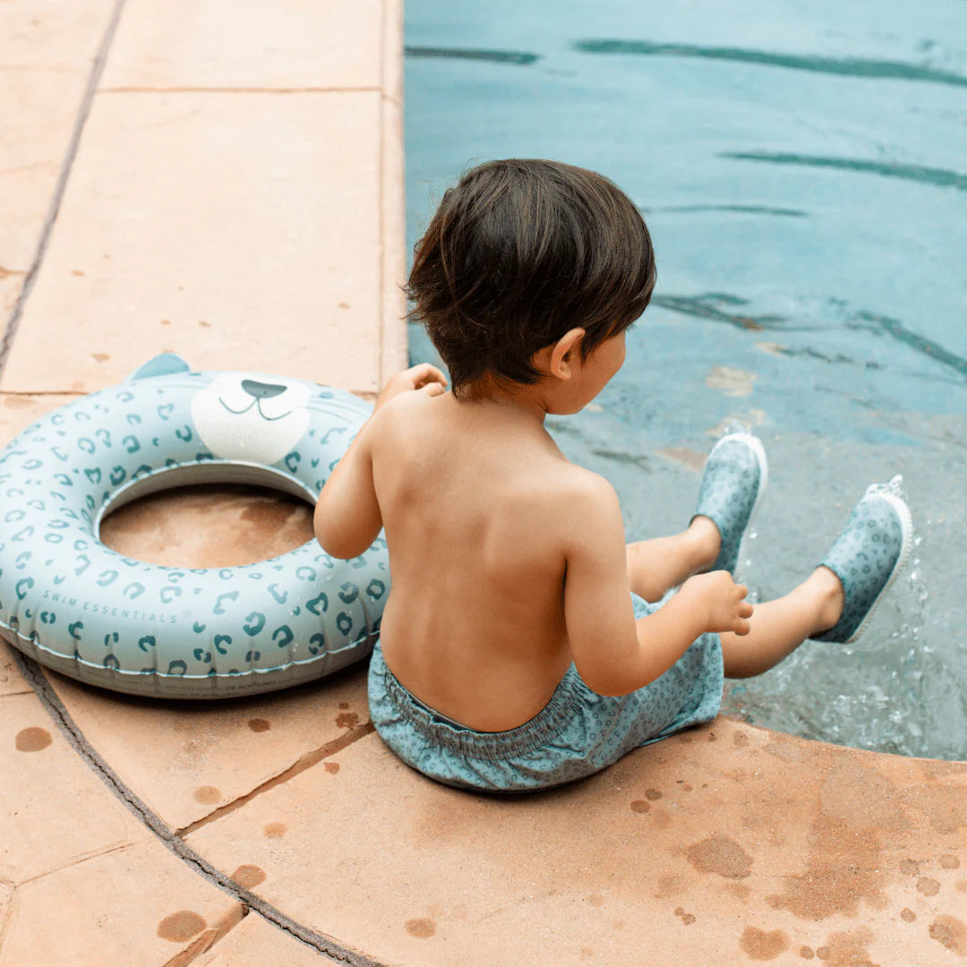 Bouée de piscine - Léopard vert Ø 55 cm