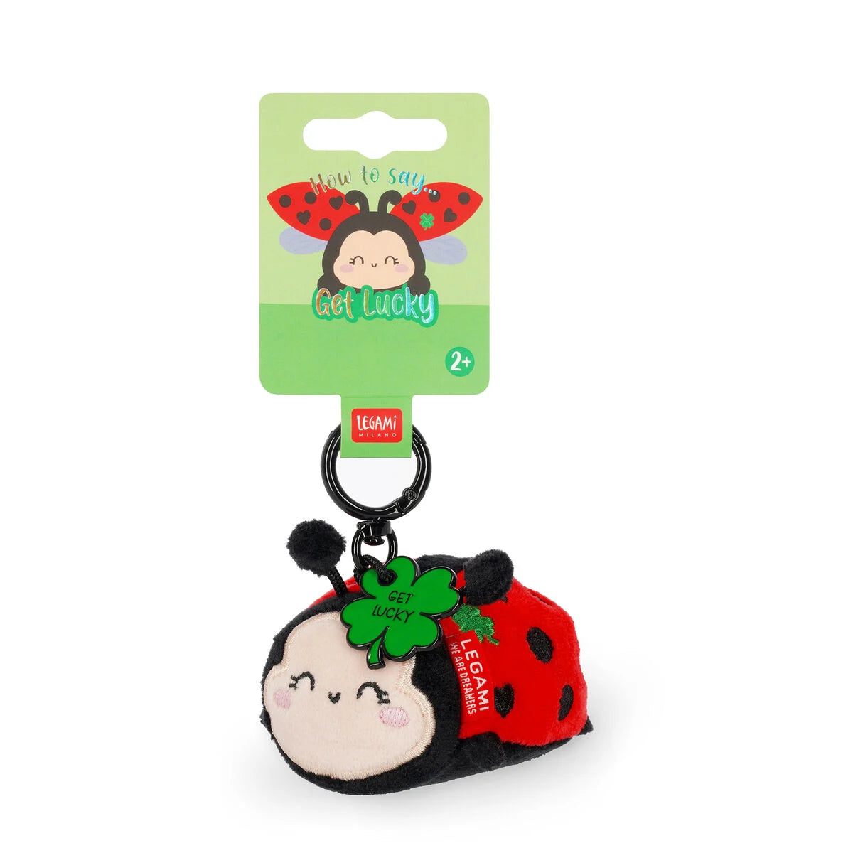 Legami - Porte-clés en Peluche Ladybug - Tiny Super Soft!
