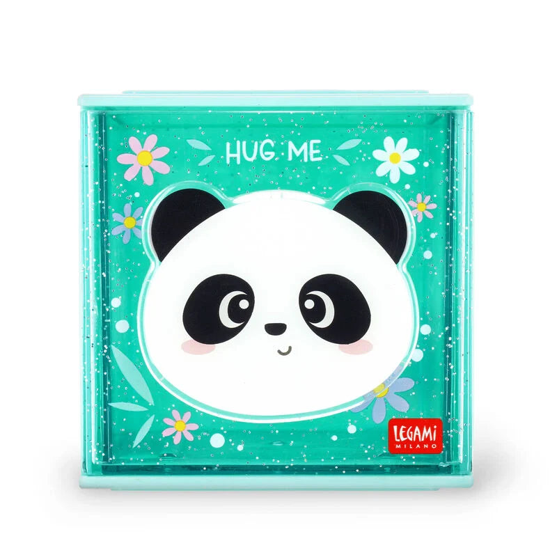 Legami - Boîte empilable de bureau - Panda Cutie Cube