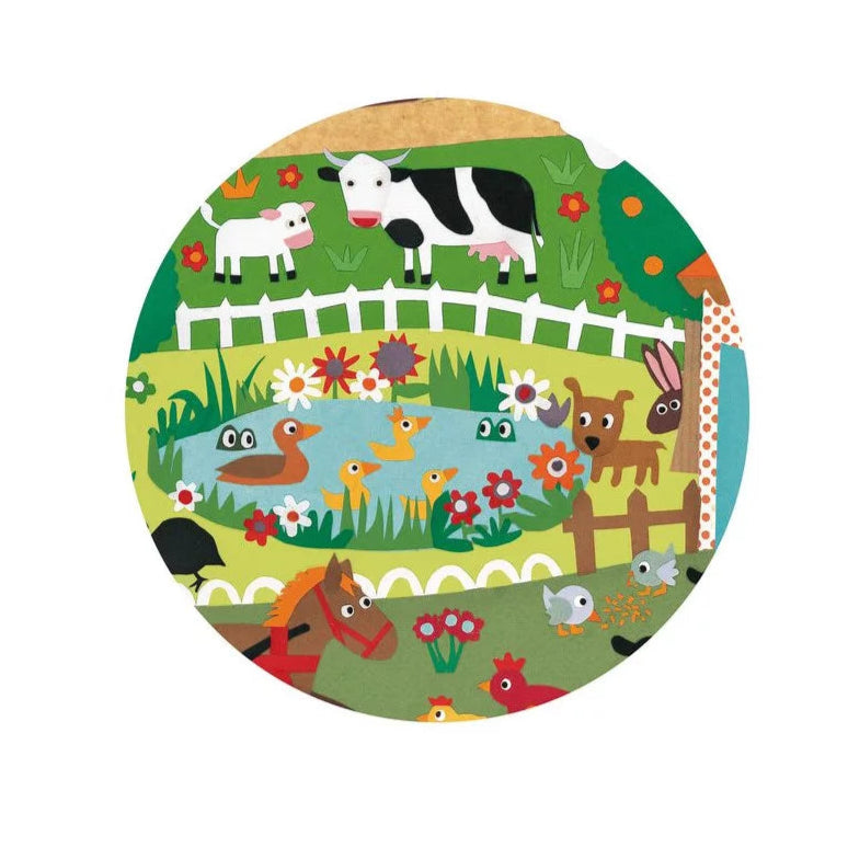 Puzzle d'observation La ferme - 35 pièces - Djeco