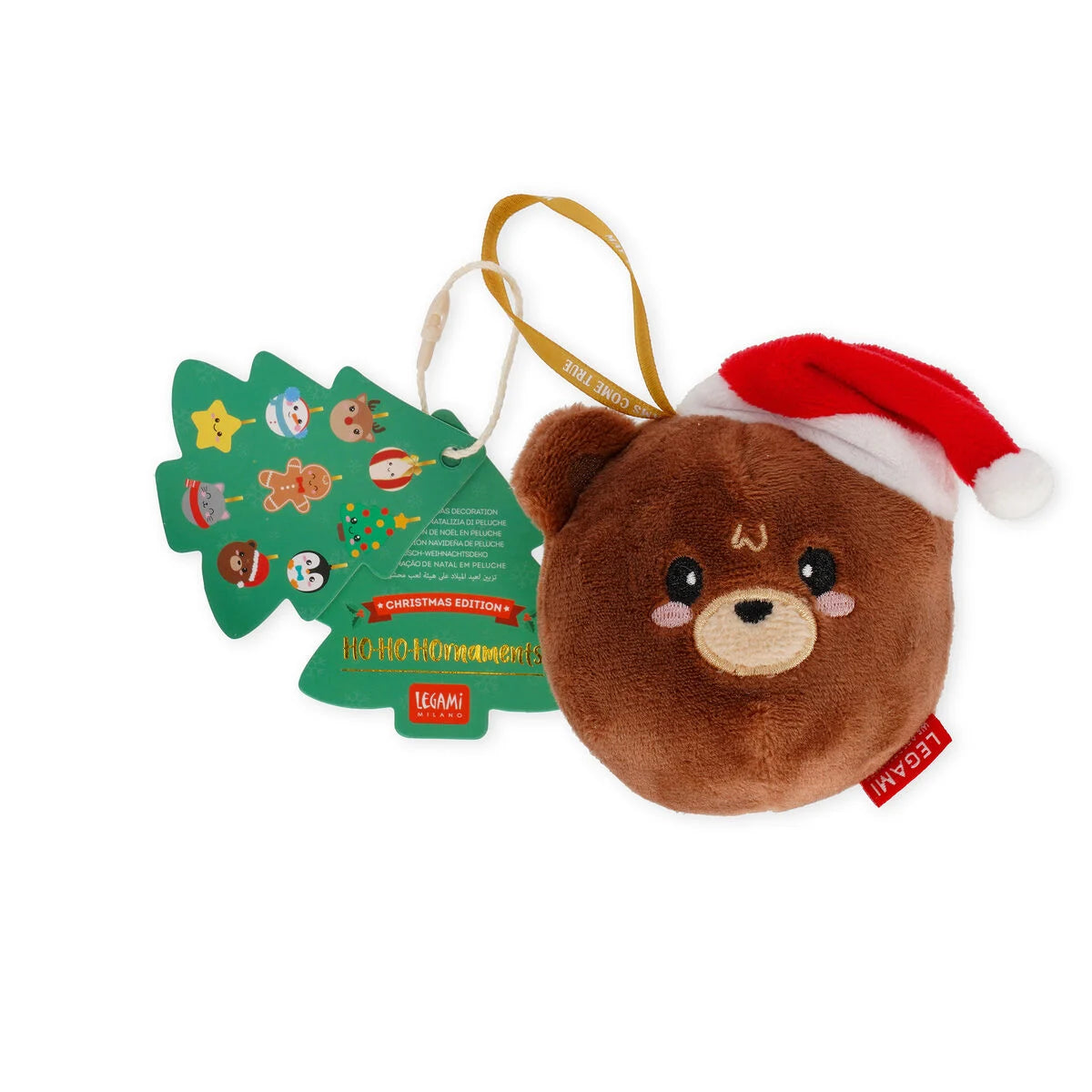 Legami - Décoration de Noël en peluche - Ours