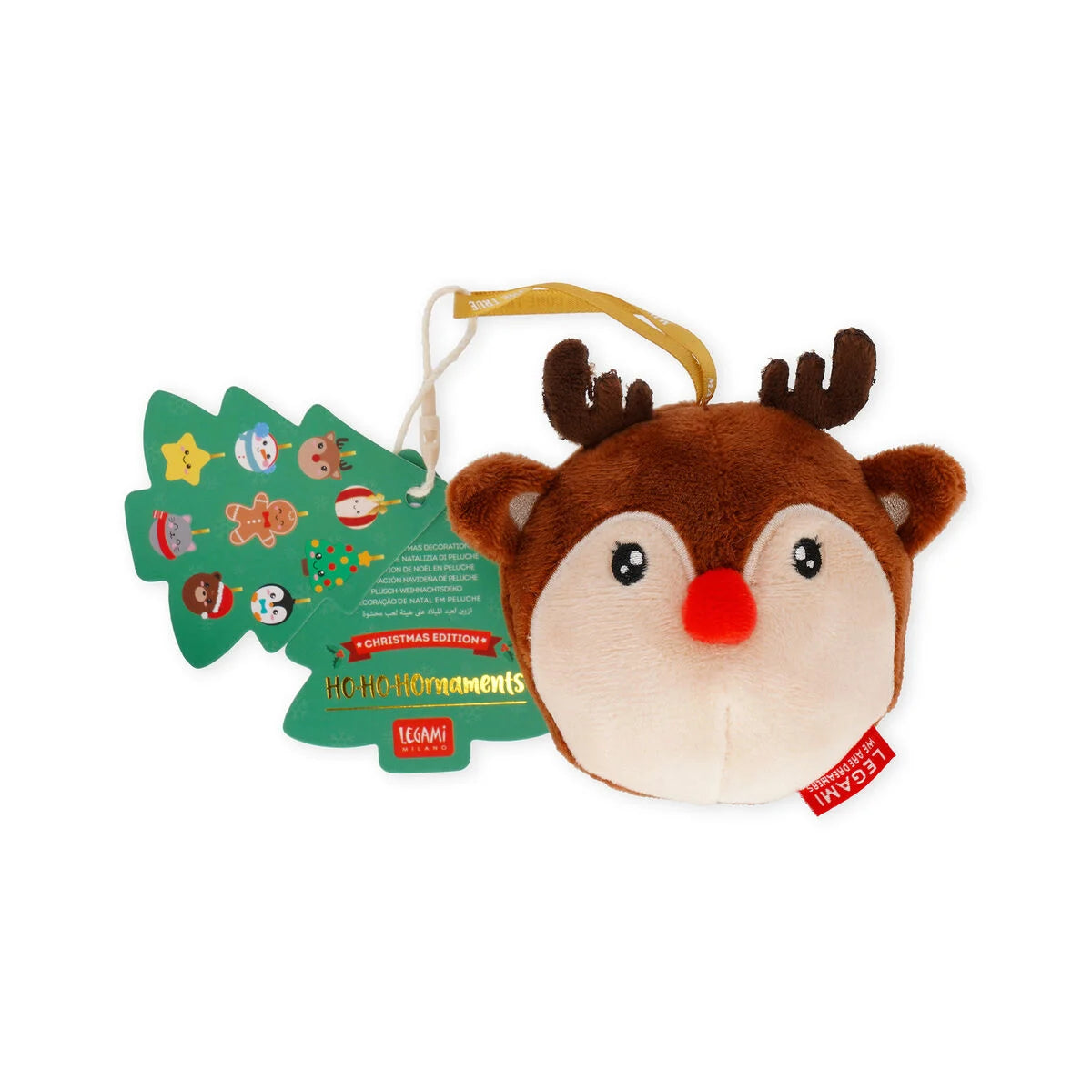 Legami - Décoration de Noël en peluche - Renne