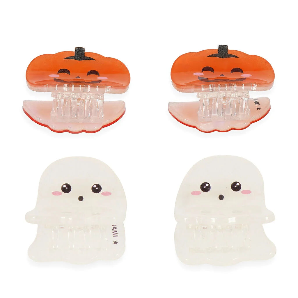Legami - Lot de 4 Mini Barrettes à Cheveux Clip Me Up! - Halloween