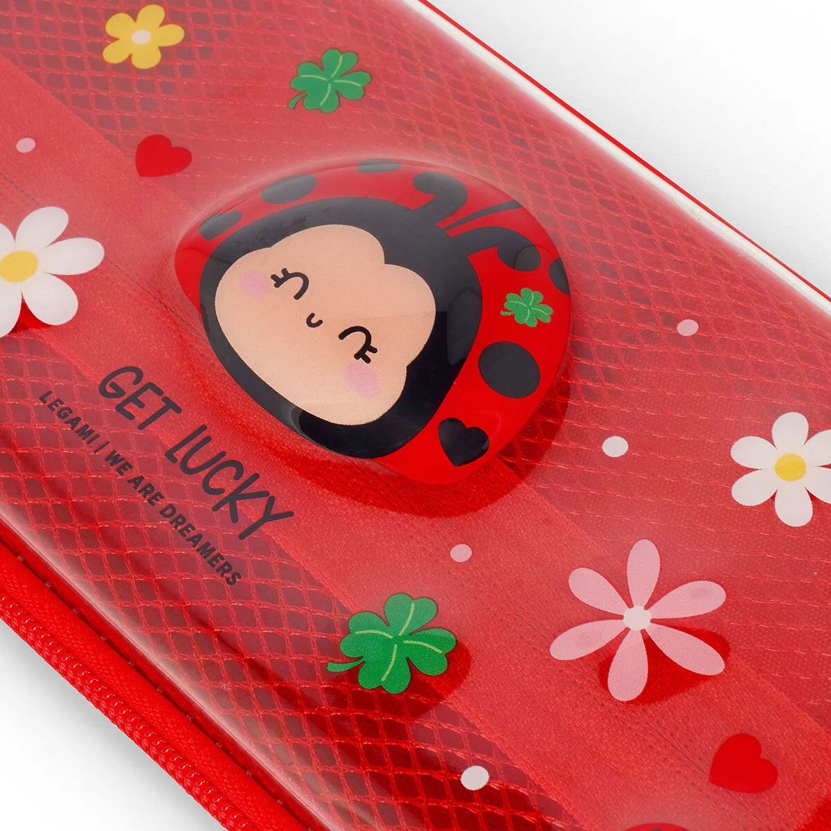 Legami - Trousse Transparente Rigide Ladybug - WonderWow