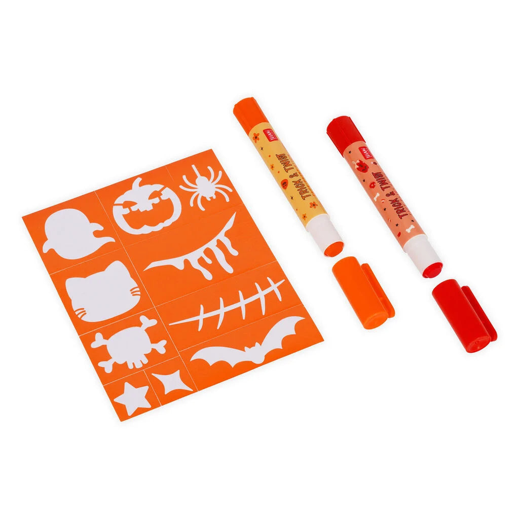 Legami - Set de 6 Crayons de Maquillage Visage Trick & Twist - Halloween