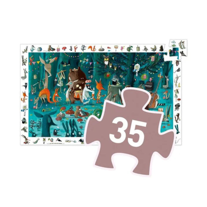 Puzzle d'observation L'orchestre - 35 pièces - Djeco