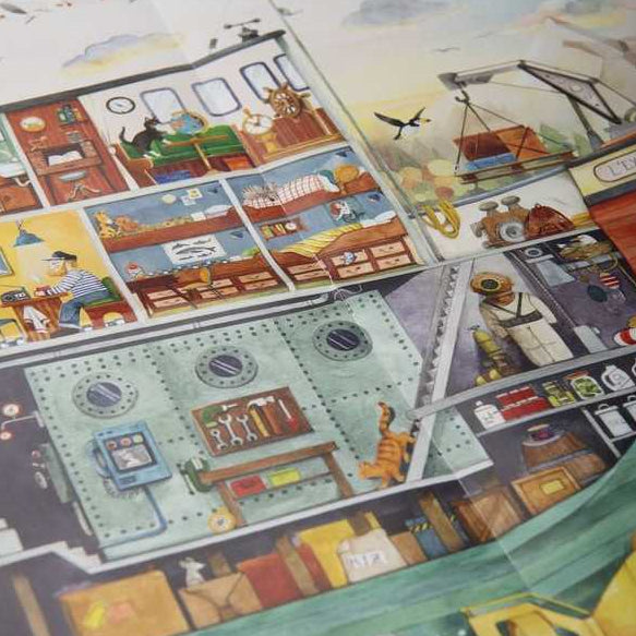 Puzzle - 200 pièces - Le bateau - Moulin Roty