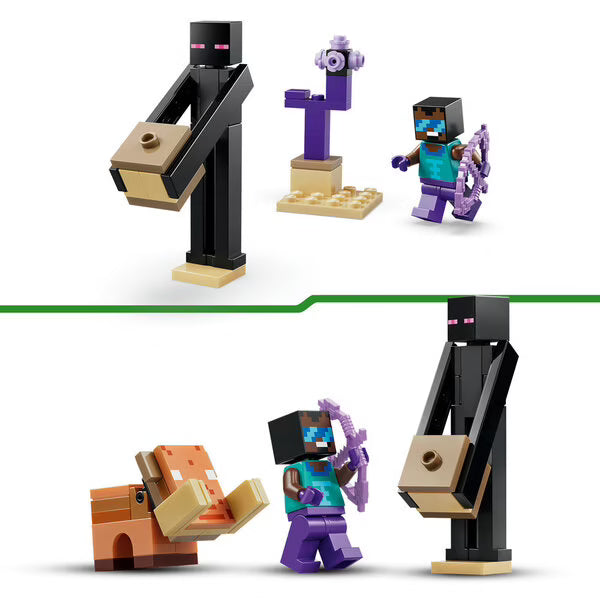LEGO - Minecraft - Voyage à travers les Portails du Nether et de l’Ender