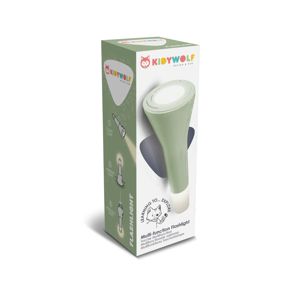 Kidywolf - Lampe torche multifonction - Vert