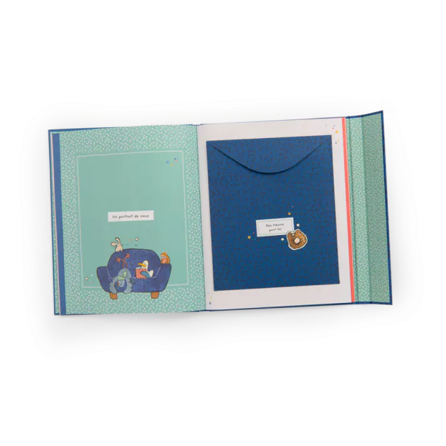 Livre de naissance Puce & Pilou - Moulin Roty