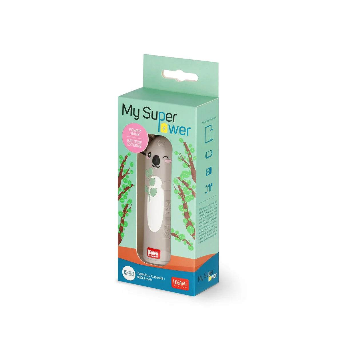 Legami - Batterie Externe Portable Koala - My Super Power