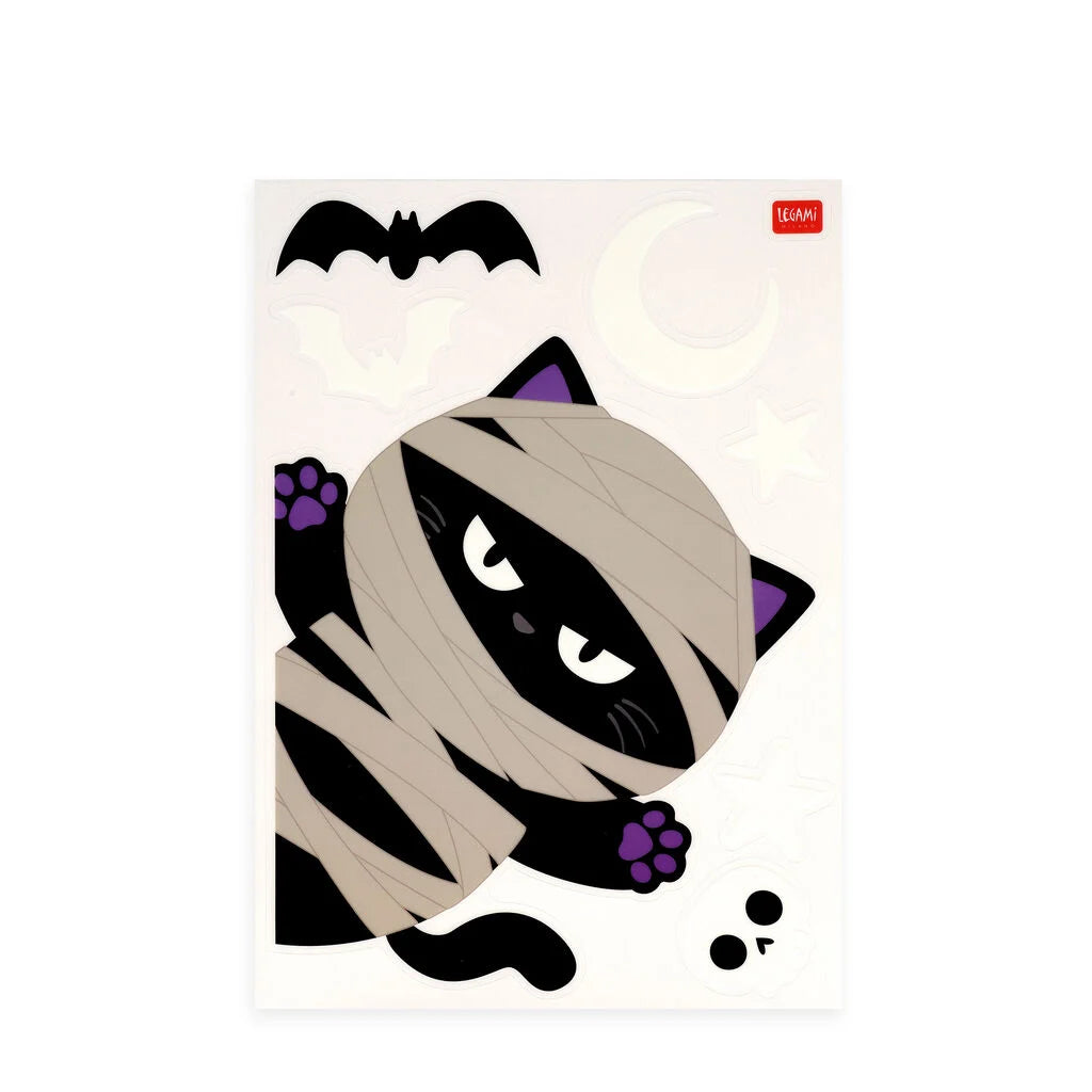 Legami - Lot de 40 Autocollants Fenêtre Windo-Wow - Halloween