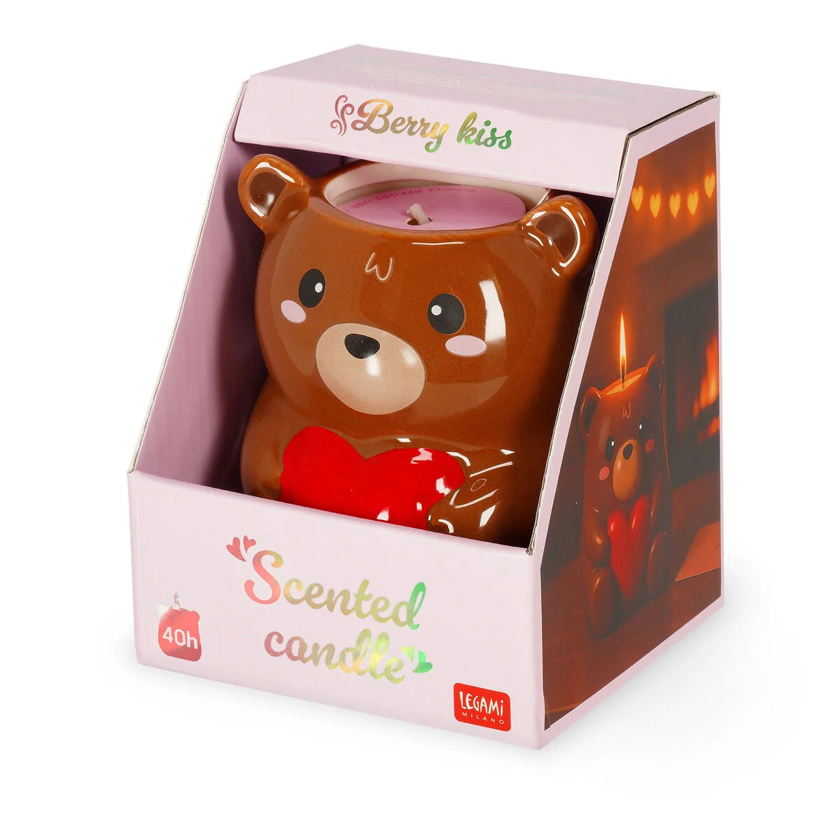 Legami - Bougie Parfumée Love Is in the Air - Teddy Bear - Scented Candle