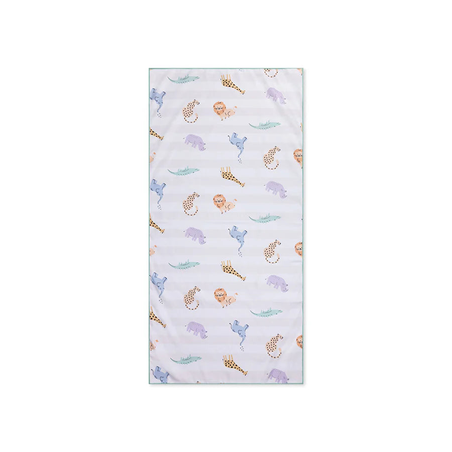 Serviette en microfibre - Multicolore 135 x 65 cm