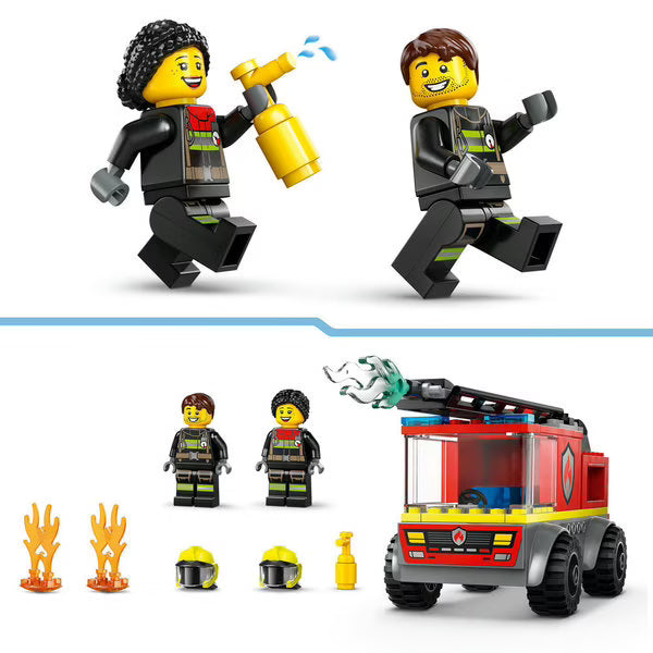 LEGO - City - Camion de pompiers avec échelle