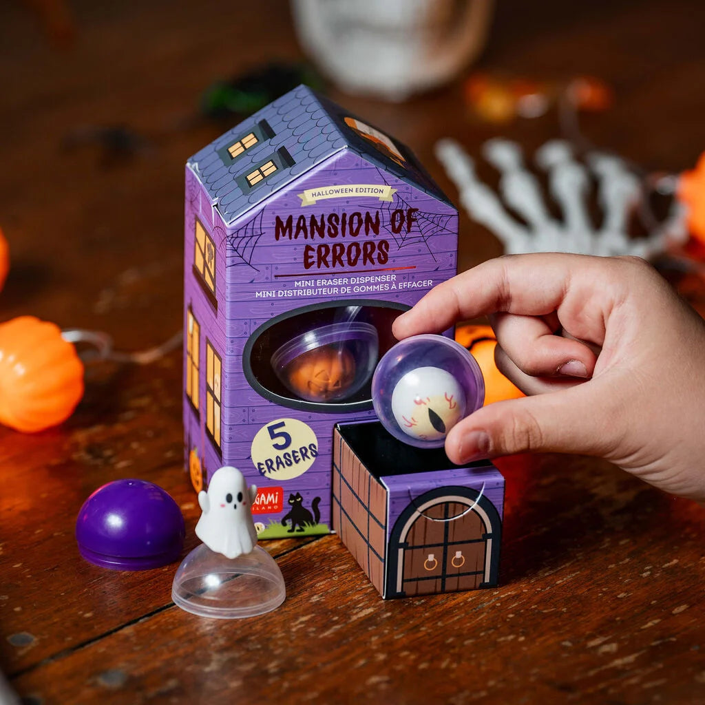 Legami - Mini Distributeur de Gommes - Mansion of Errors - Halloween