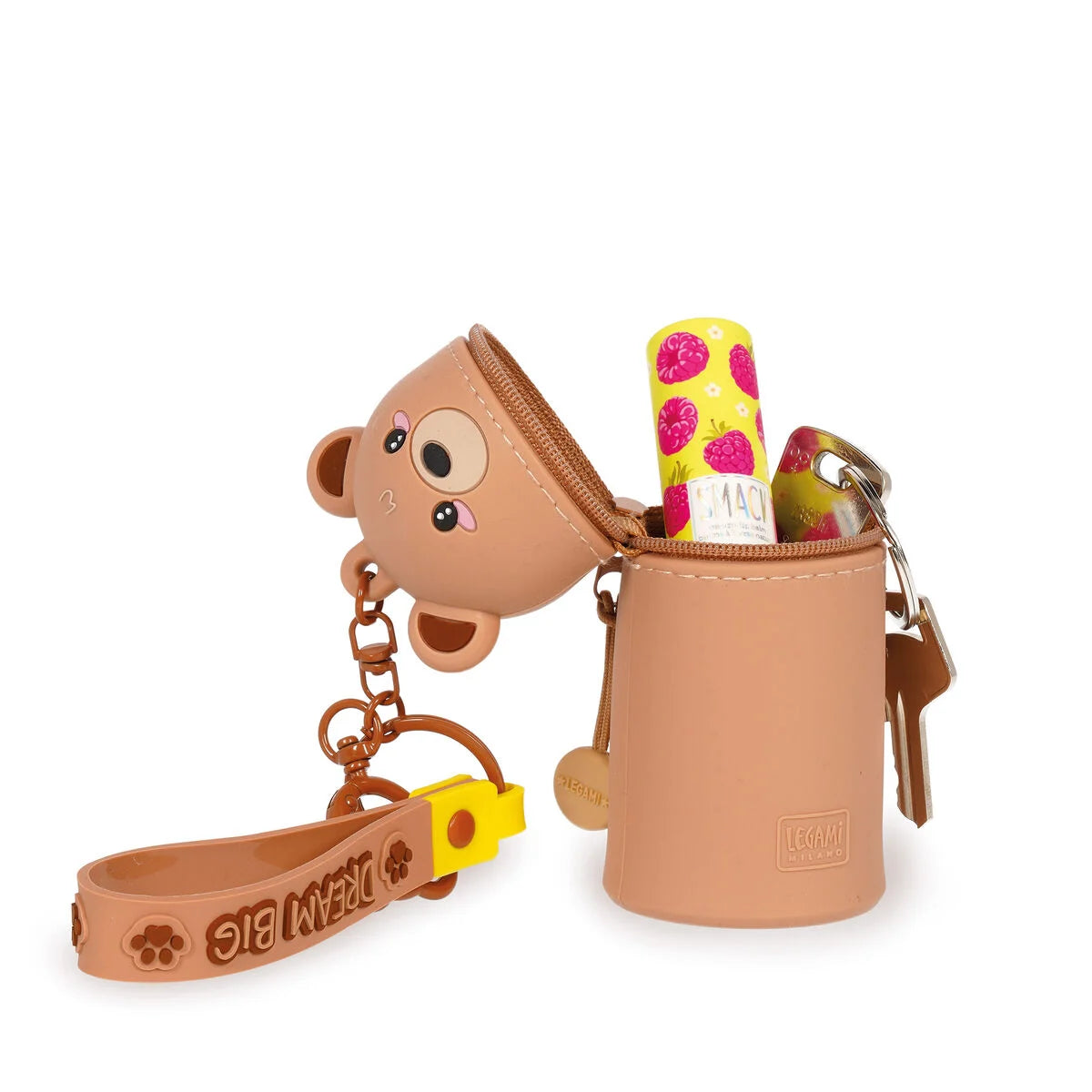 Legami - Porte-Monnaie Porte-Clés - Ours - Mini Kawaii