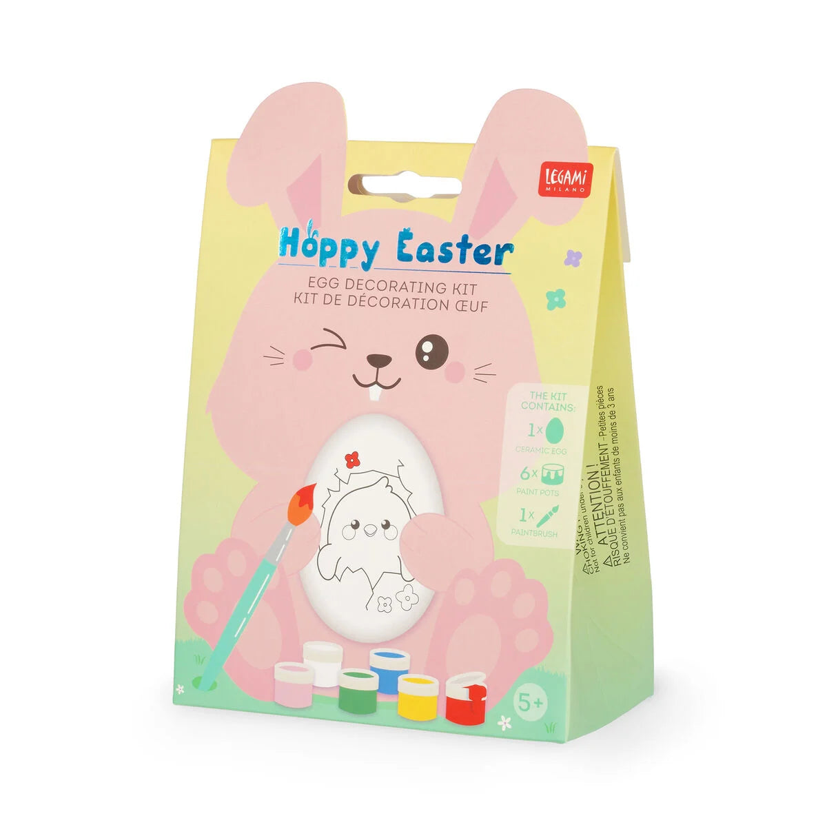 Legami - Kit de Décoration Œuf - Hoppy Easter - Pâques